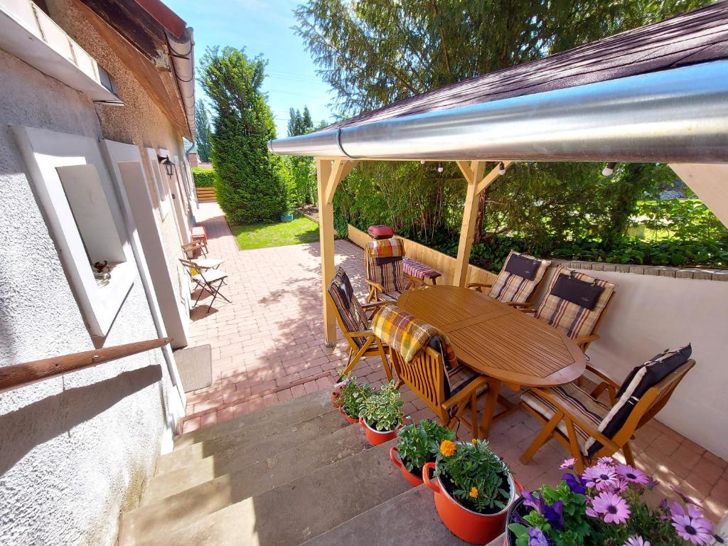Zahrada ubytování Kilátás a tóra Apartman
