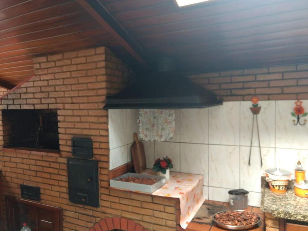  Casa com lareira e 3 quartos de casal em Campos do Jordão