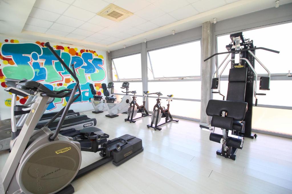 Fitness centrum a/nebo fitness zařízení v ubytování Grand Hotel Esplanada