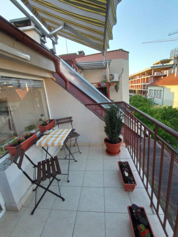 A balcony or terrace at Studio San Stefano