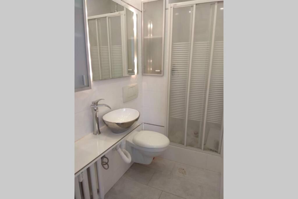 Kúpeľňa v ubytovaní Apartament Bursztyn