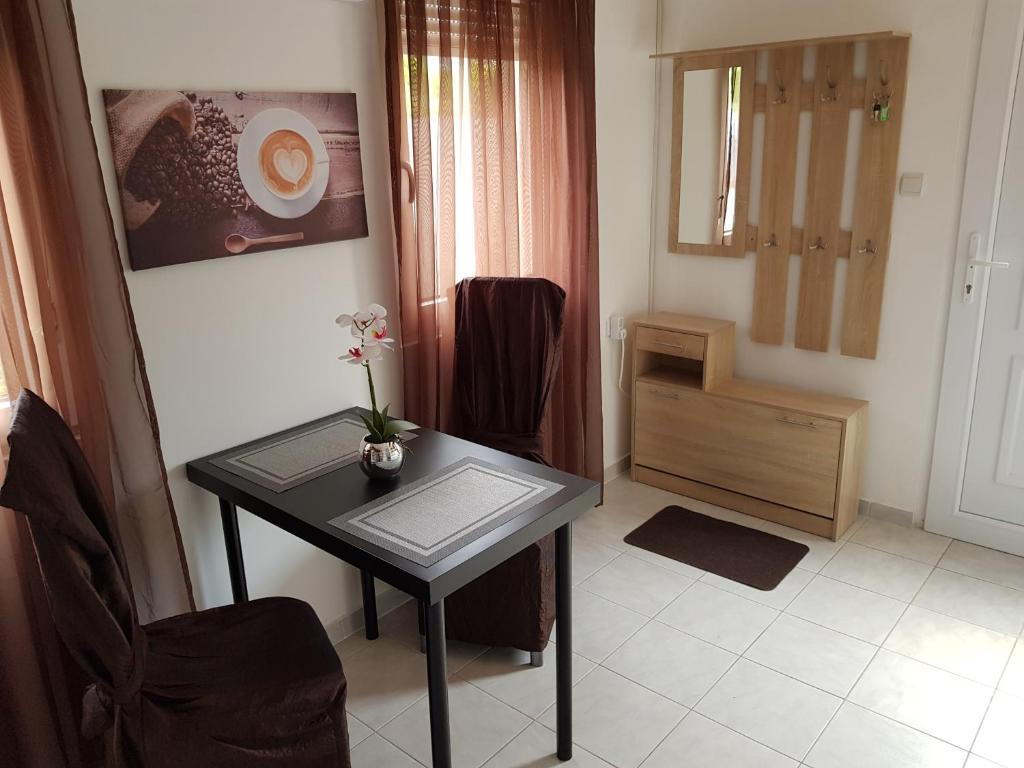 Posezení v ubytování Rezeda Apartman