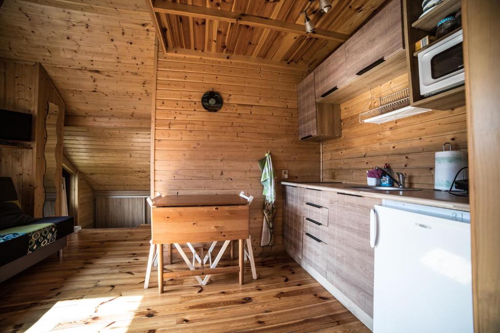Kuchyňa alebo kuchynka v ubytovaní Apartamenty na Kasztelańskiej