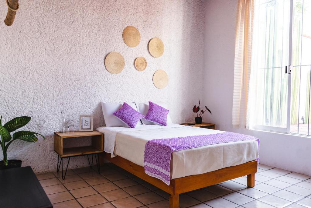 Postel nebo postele na pokoji v ubytování Casa Mayo B&B
