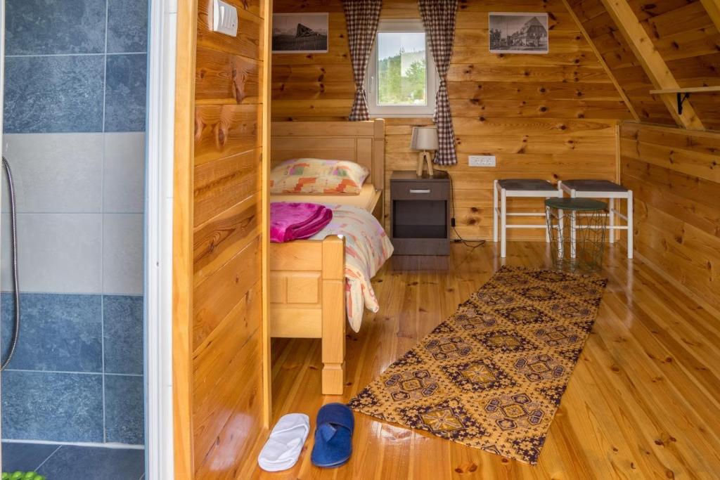 Postel nebo postele na pokoji v ubytování Cottage Borje