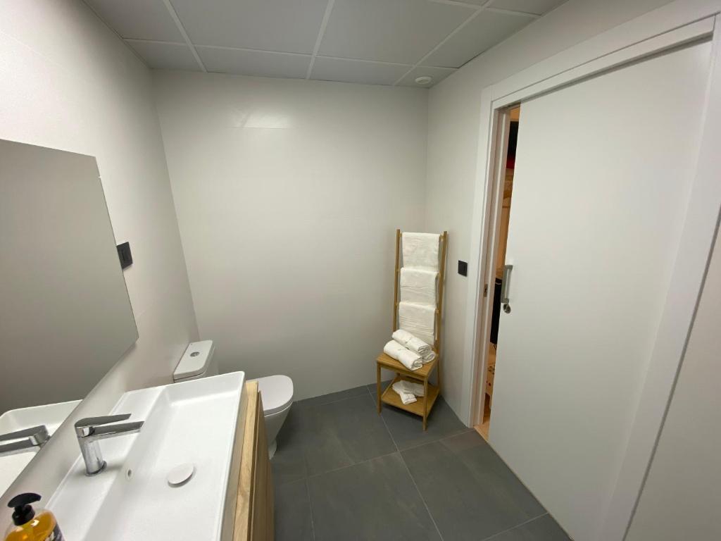 Koupelna v ubytování Vianetto Home