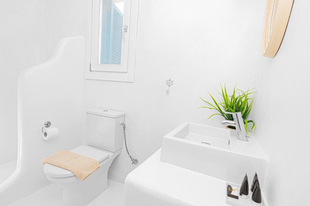Kúpeľňa v ubytovaní Tranquil Villas by Whitelist Mykonos