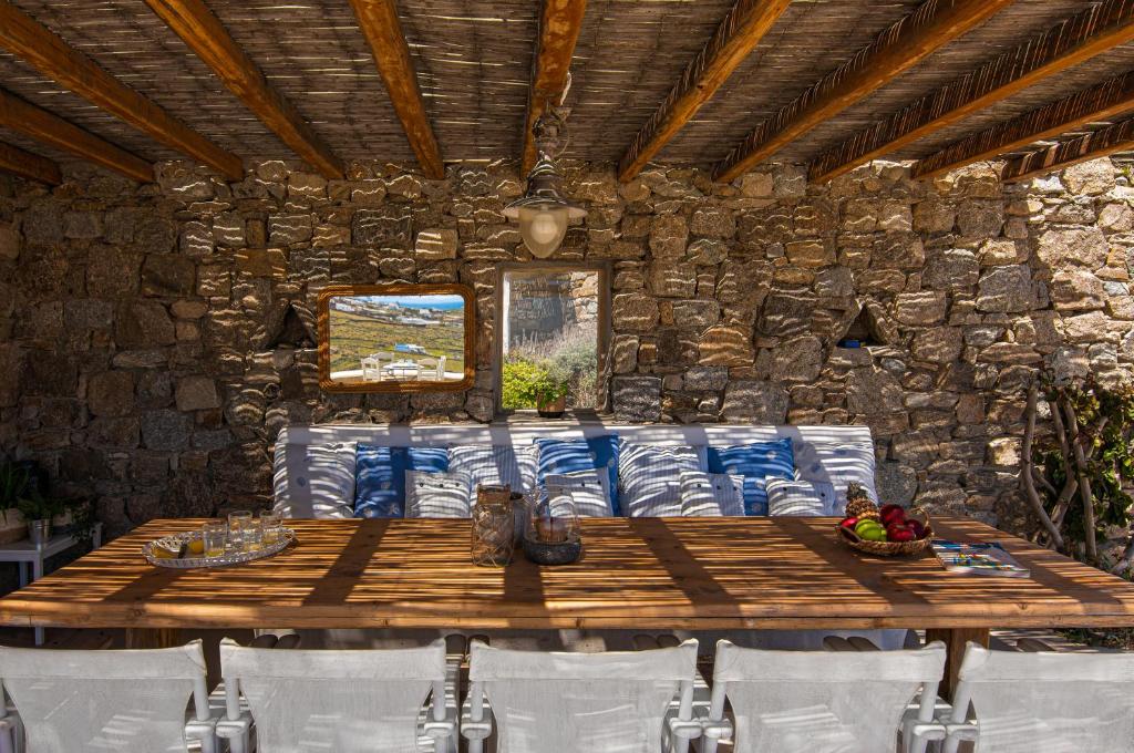 Posedenie v ubytovaní Tranquil Villas by Whitelist Mykonos