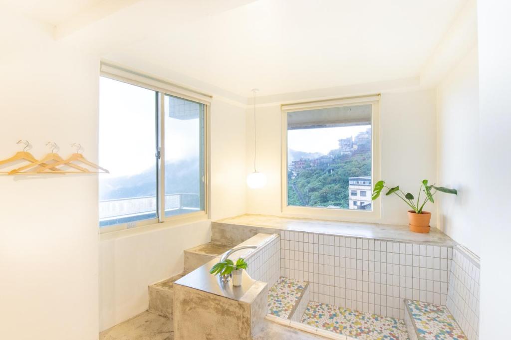 Nespecifikovaný výhled na hory nebo výhled na hory při pohledu z bed and breakfast
