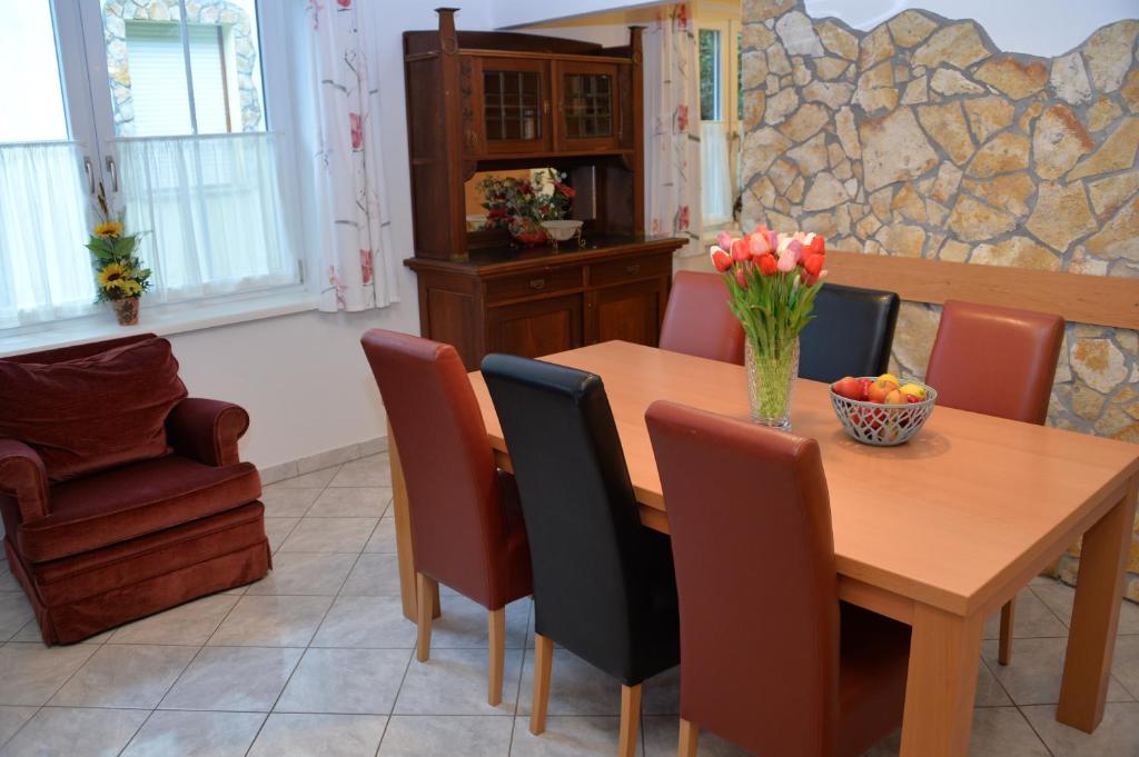 Posezení v ubytování Ferienwohnung Koppi