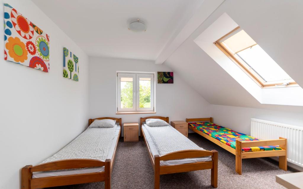 Posedenie v ubytovaní Pokoje u Basi Glamping Mikołajki