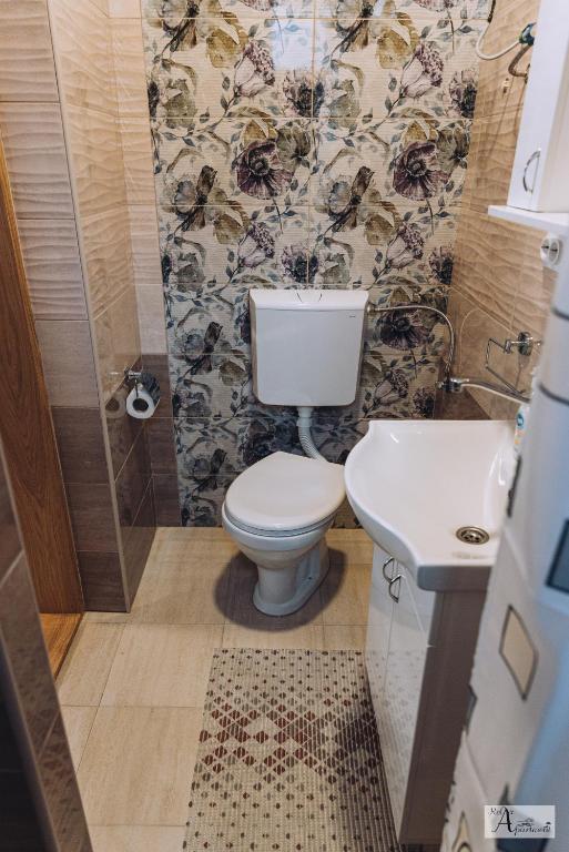 Koupelna v ubytování Relax Apartment - Ada
