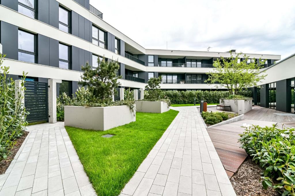 Vonkajšia záhrada v ubytovaní LTC-Apartments Portova