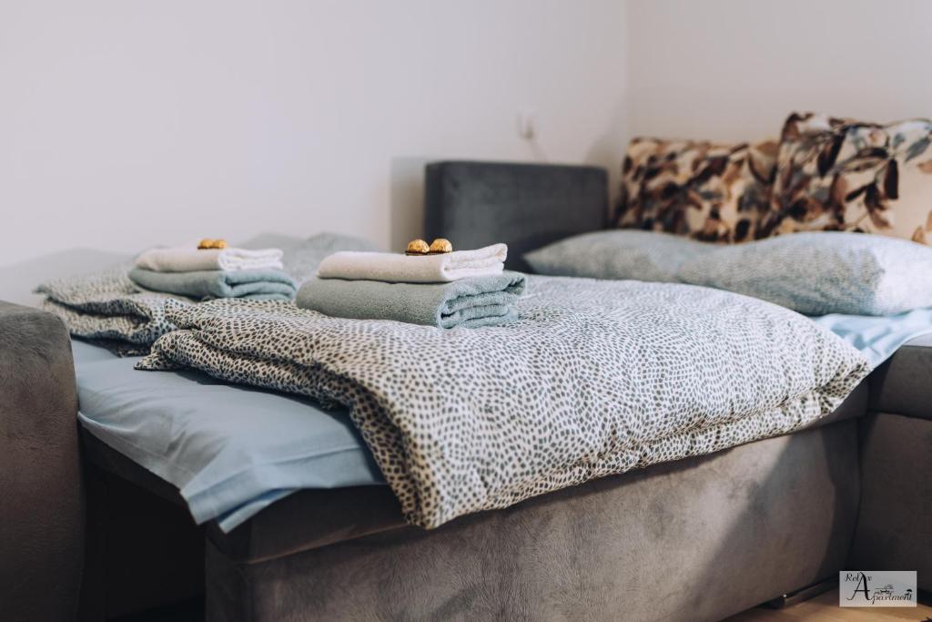 Postel nebo postele na pokoji v ubytování Relax Apartment - Ada