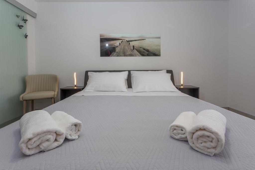 Voodi või voodid majutusasutuse Guest house Kokolo toas