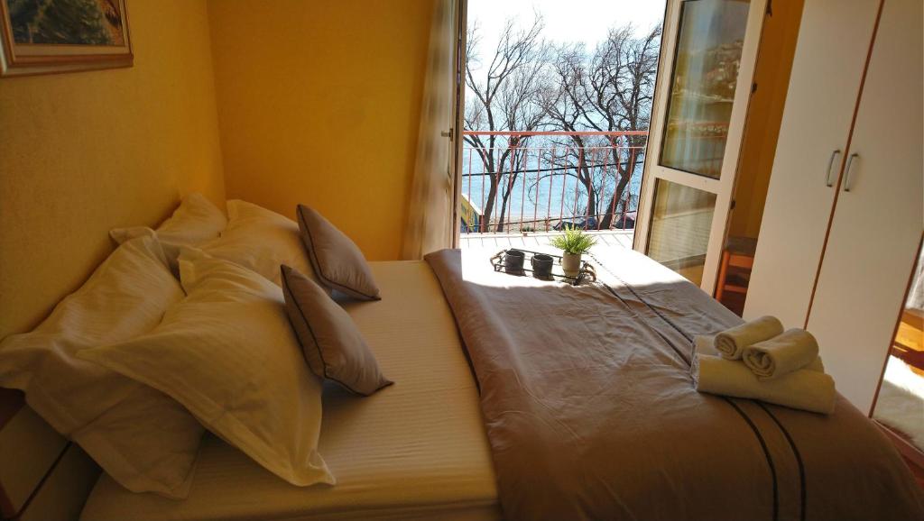 Posteľ alebo postele v izbe v ubytovaní Beach Apartment Val