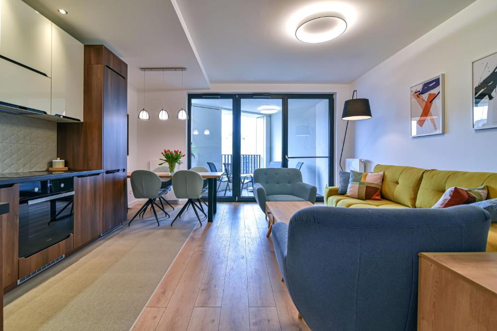 Kuchyňa alebo kuchynka v ubytovaní LTC-Apartments Portova