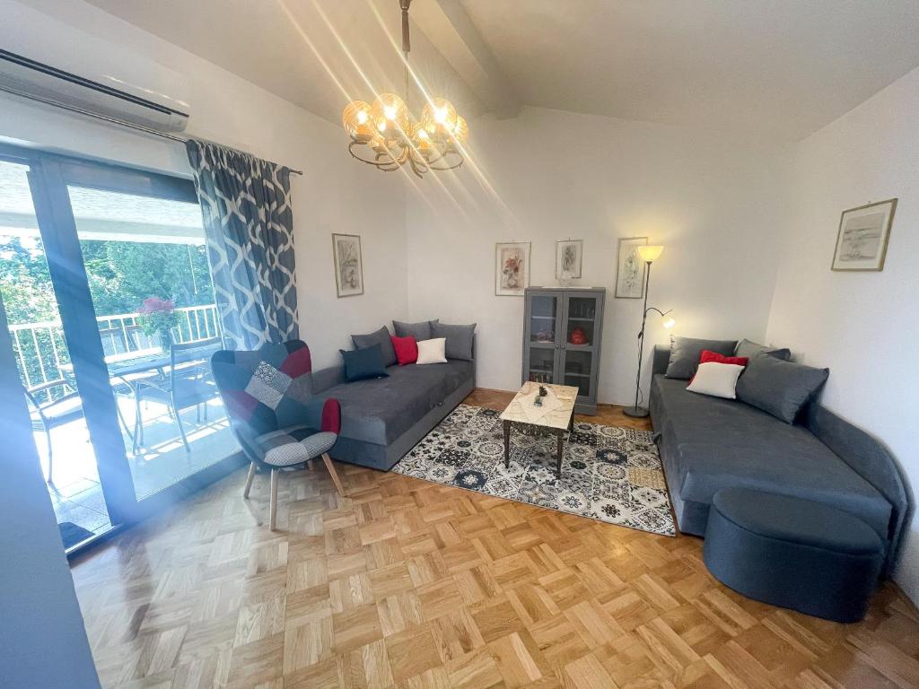 Posezení v ubytování Apartman Blažina