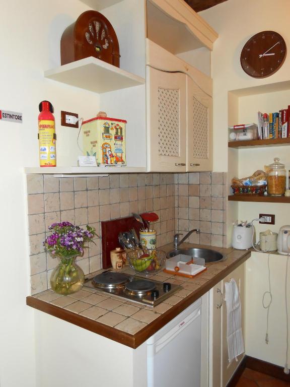 A kitchen or kitchenette at Pettinary Village B&B