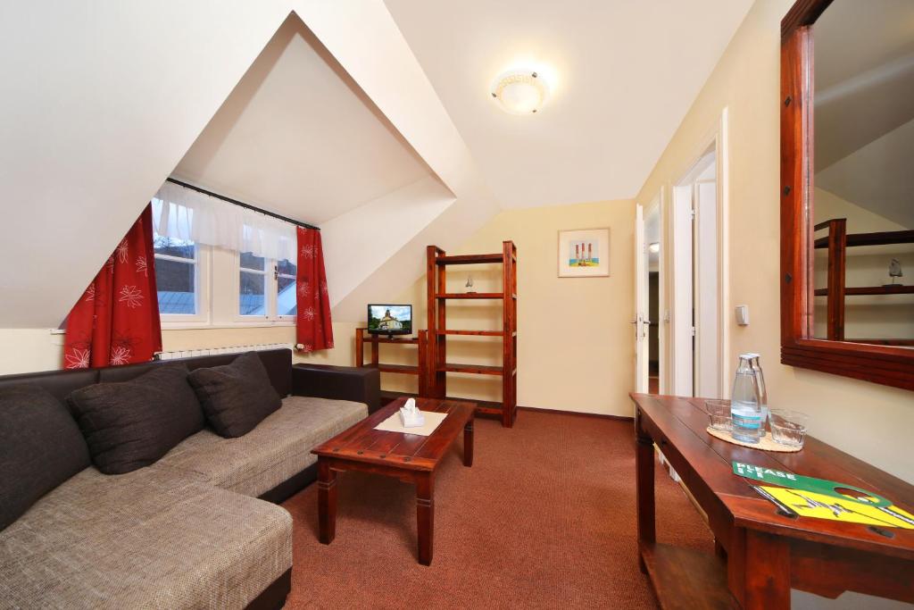 Posezení v ubytování Hotel Erika