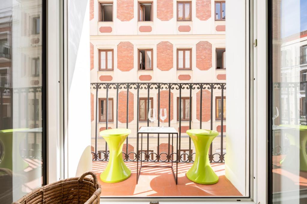 Balkón nebo terasa v ubytování Charming Plaza de Callao