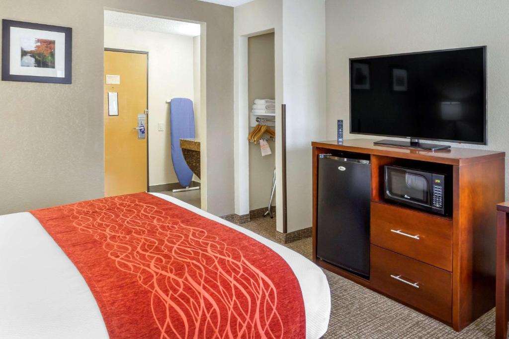 TV a/nebo společenská místnost v ubytování Comfort Inn Hoffman Estates - Schaumburg