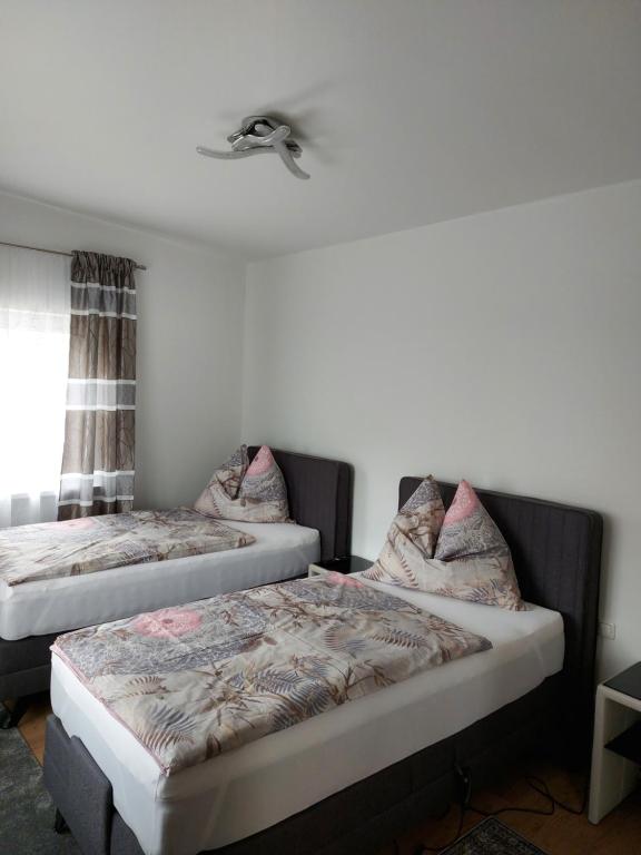 Posteľ alebo postele v izbe v ubytovaní Ferienhaus Vagner