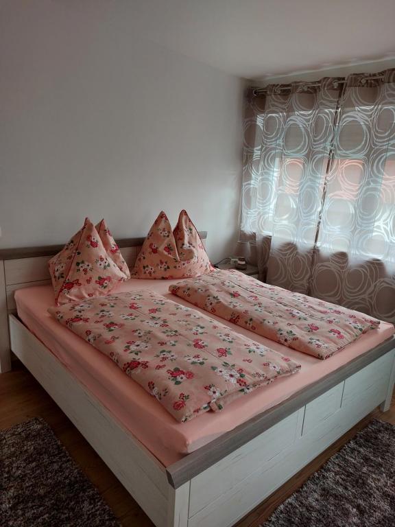 Posteľ alebo postele v izbe v ubytovaní Ferienhaus Vagner
