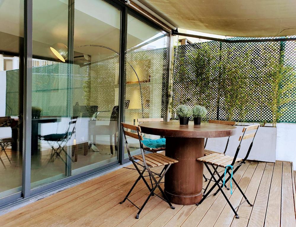 Balkón nebo terasa v ubytování Marquês de Pombal Terrace by Lisbon Village Apartments