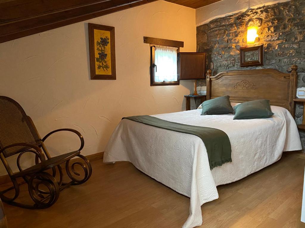 Postel nebo postele na pokoji v ubytování Hotel Alda