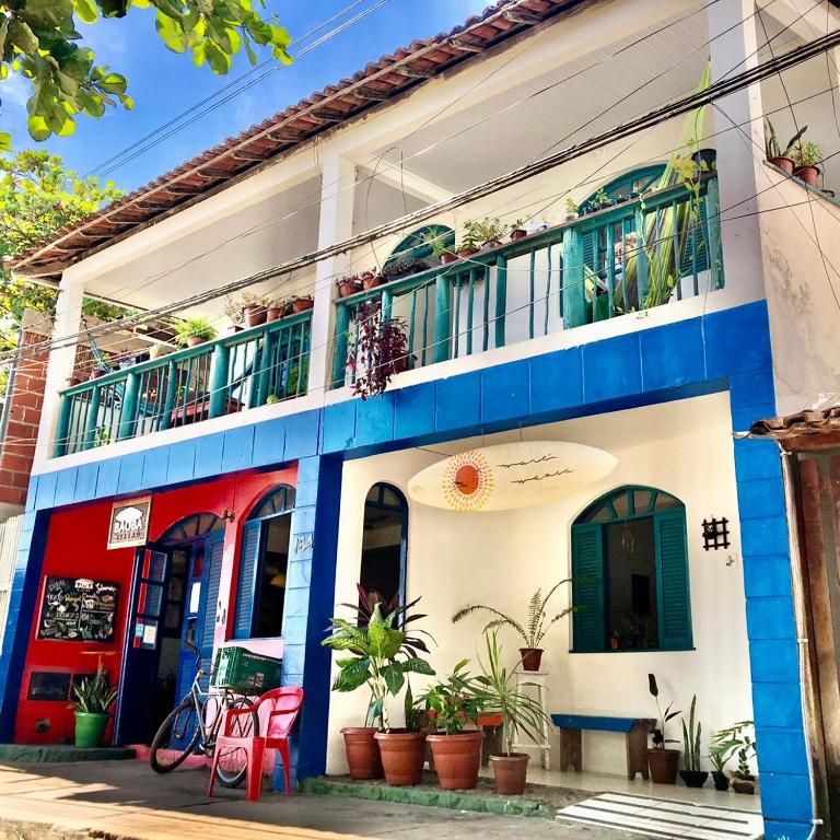 O edifício em que a pousada se localiza