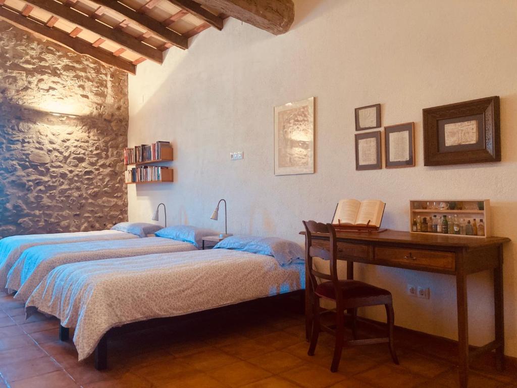 Mas Teixidor, Masia entre Girona y la Costa Brava - Camera Familiare Con Bagno Privato