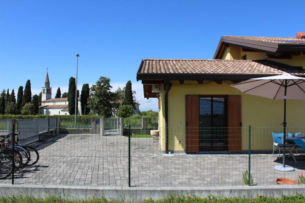 Budova, kde se bed and breakfast nachází