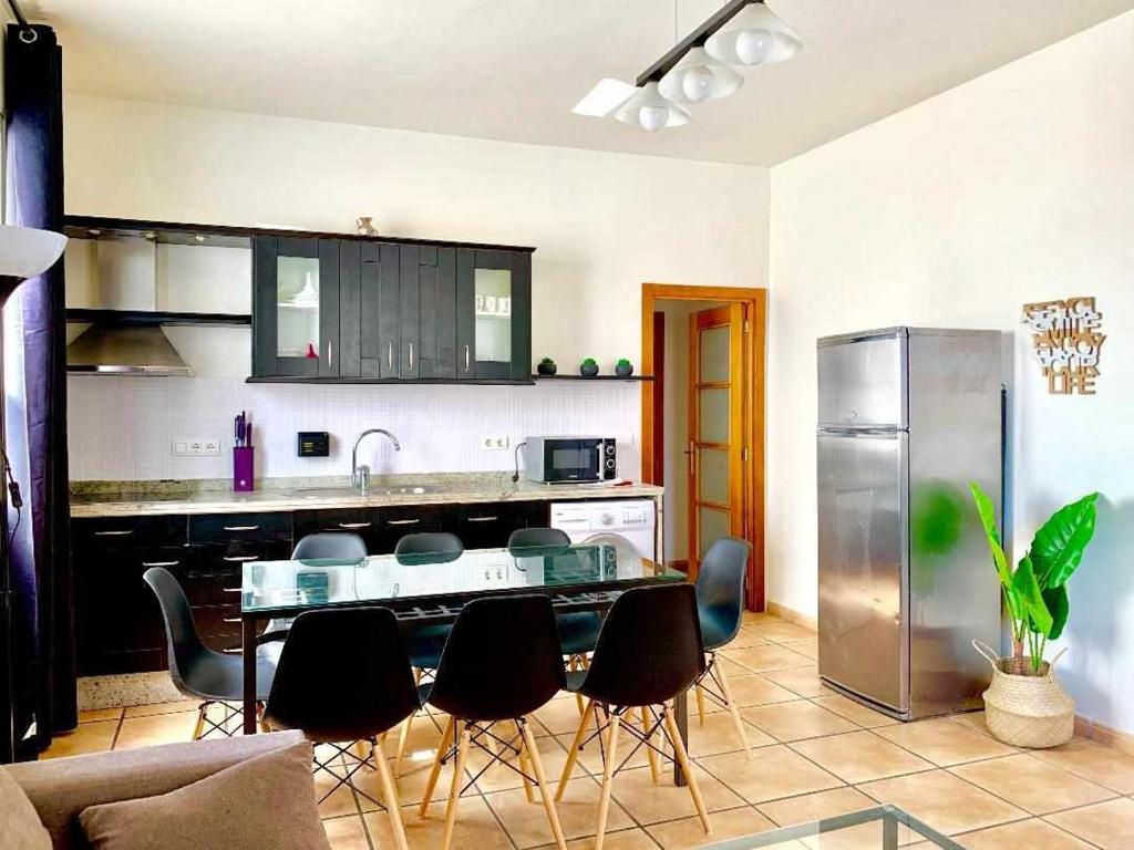 Una cocina o zona de cocina en Edificio sin apartamento wellness