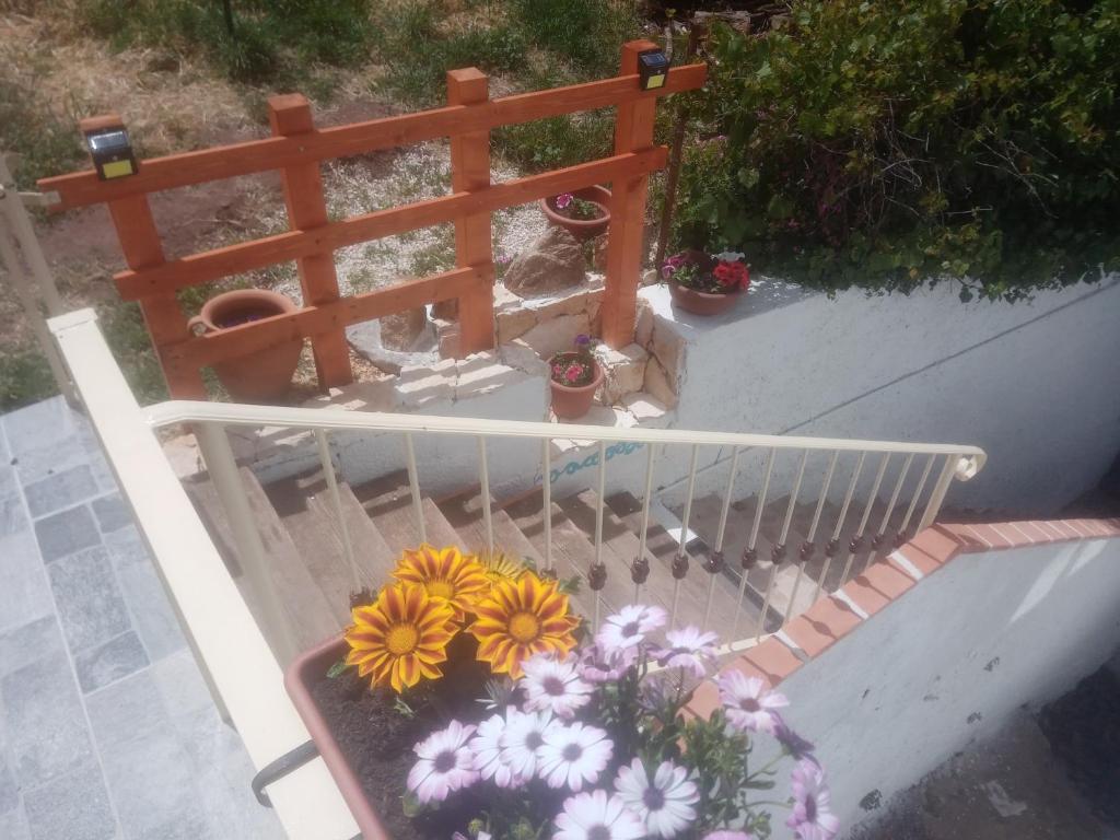 Balkón nebo terasa v ubytování B&B Bella Vista