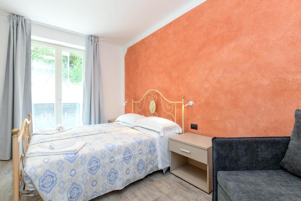 Postel nebo postele na pokoji v ubytování Borgo Ermanno