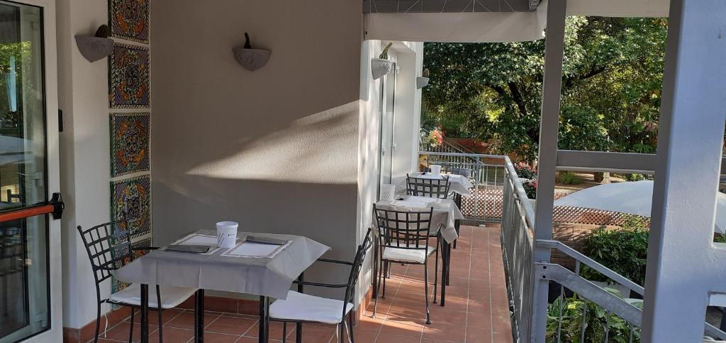 Balkón nebo terasa v ubytování Hotel Garnì Anna
