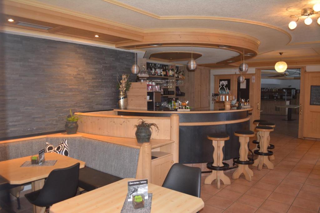 Ο χώρος του lounge ή του μπαρ στο Hotel Sonja