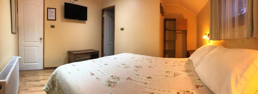 Postel nebo postele na pokoji v ubytování Hostal Graciela