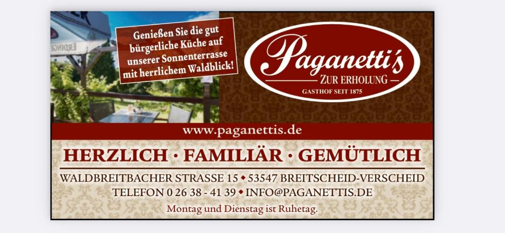 Paganetti´s Chalet, Breitscheid – Aktualisierte Preise für 2023
