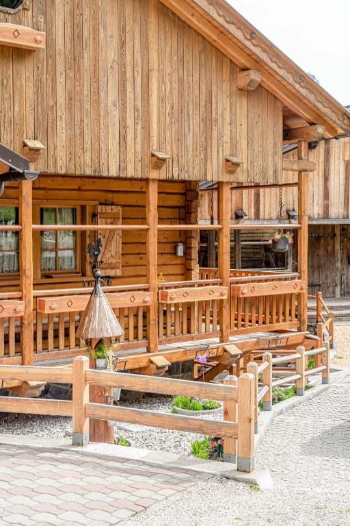 Balkón nebo terasa v ubytování Charming Tabià