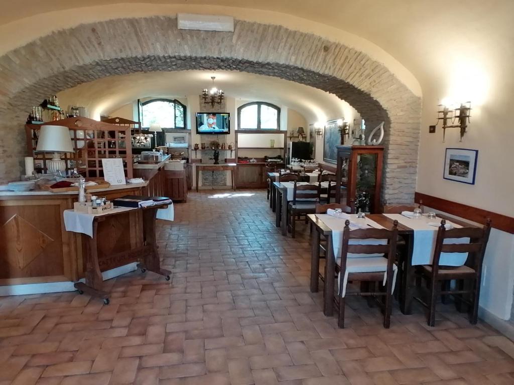 Restaurace v ubytování Relais Castrum Boccea