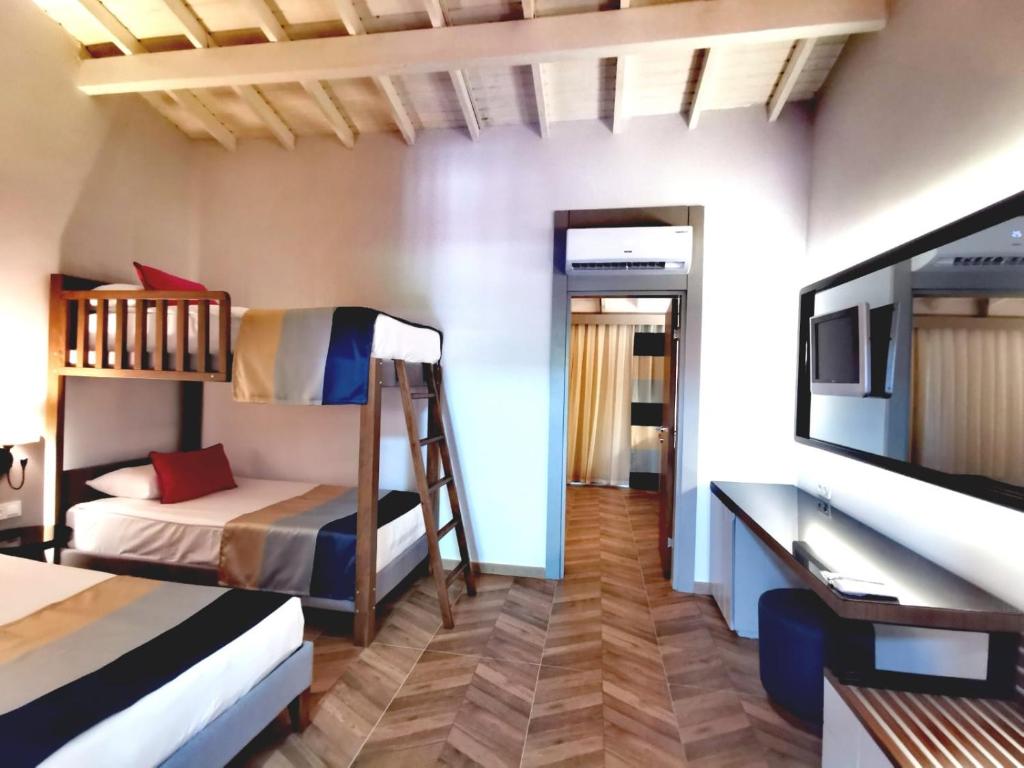 Postel nebo postele na pokoji v ubytování Crystal Flora Beach Resort - Ultimate All Inclusive