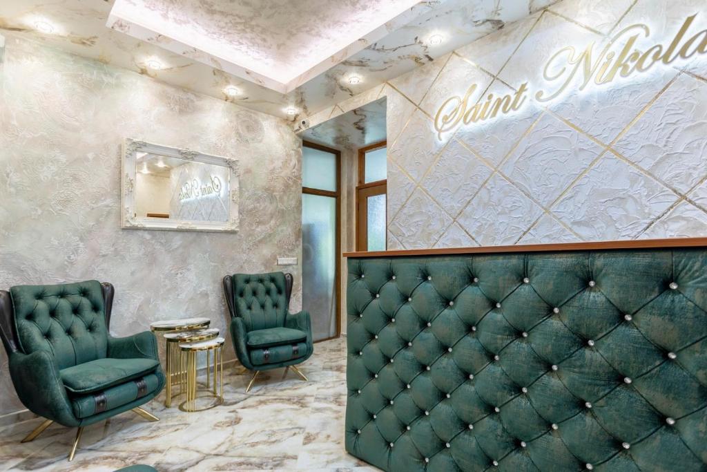 Posezení v ubytování Guest rooms Sveti Nikola