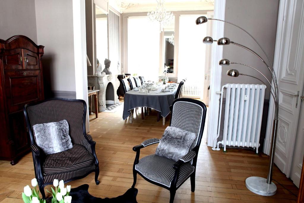 Posezení v ubytování B&B N°5
