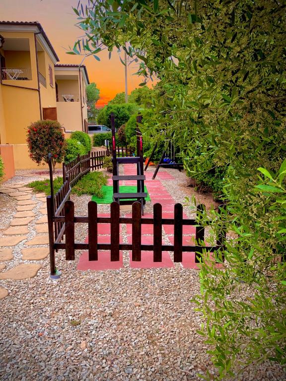 Zahrada ubytování Residenze L'Isola Surf House