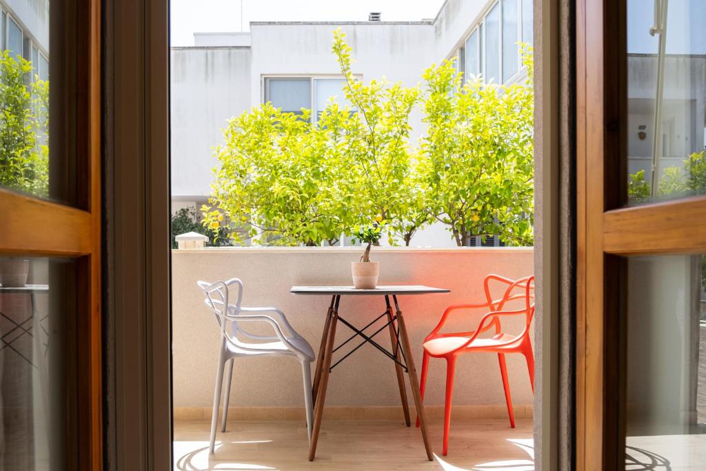 Uma varanda ou terraço em Vele d'Otranto B&B