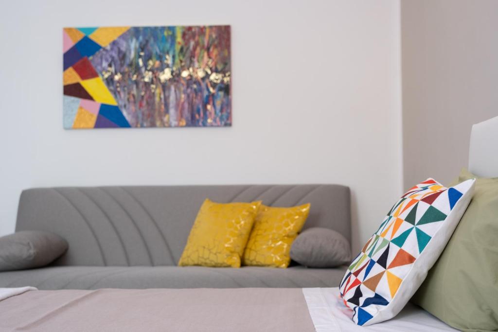 Uma área de estar em Vele d'Otranto B&B