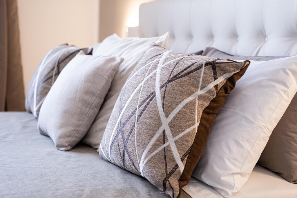 Uma cama ou camas num quarto em Vele d'Otranto B&B