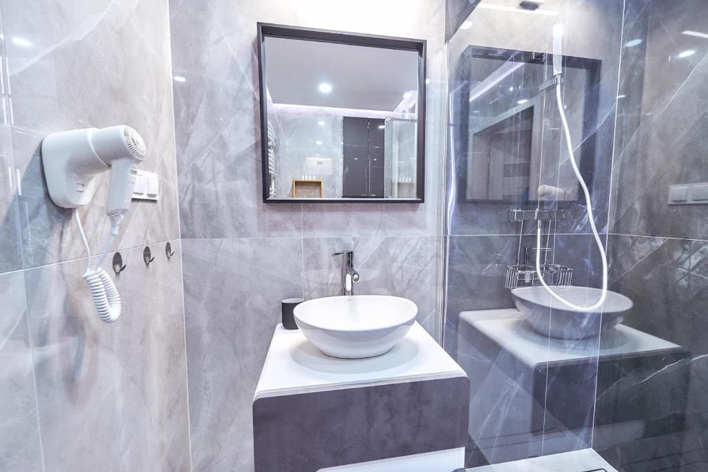 Kúpeľňa v ubytovaní LAGUNA Apartament Polanica Residence 27 -SPA-